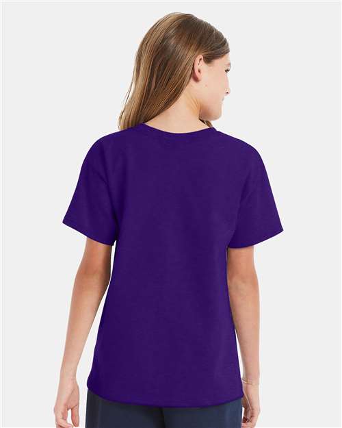 Youth Essential-T T-Shirt - Athletic Purple