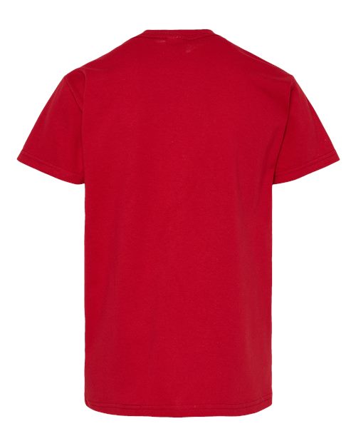 Youth Essential-T T-Shirt - Athletic Crimson