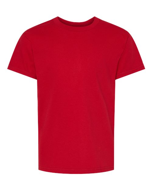 Youth Essential-T T-Shirt - Athletic Crimson