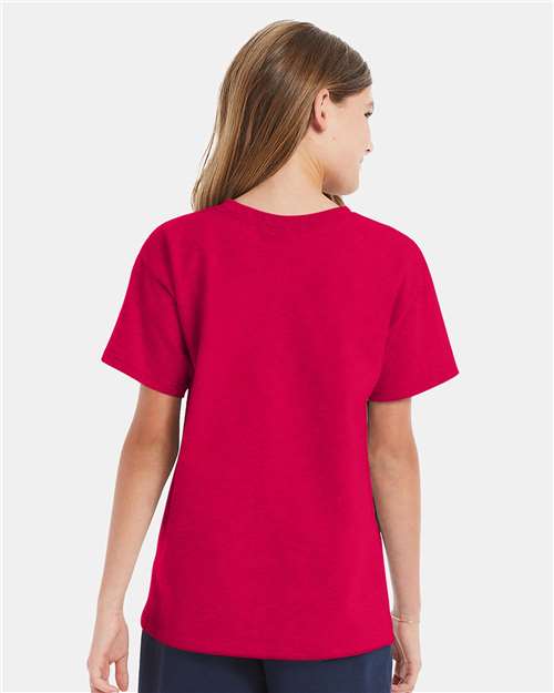 Youth Essential-T T-Shirt - Athletic Crimson