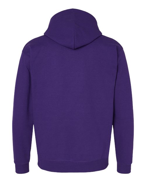 Unisex EcoSmart® Hooded Sweatshirt - Athletic Purple