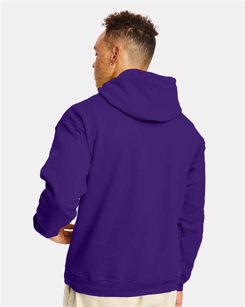 Unisex EcoSmart® Hooded Sweatshirt - Athletic Purple