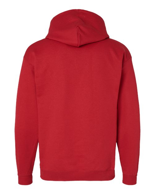 Unisex EcoSmart® Hooded Sweatshirt - Athletic Crimson