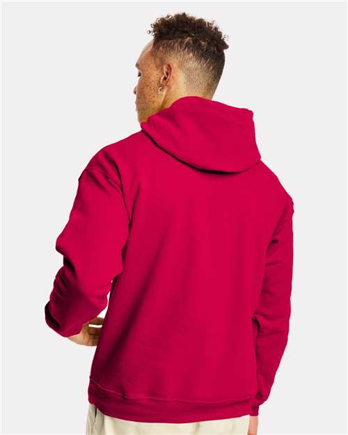 Unisex EcoSmart® Hooded Sweatshirt - Athletic Crimson