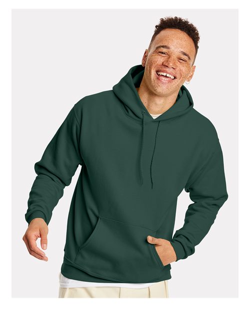 Unisex EcoSmart® Hooded Sweatshirt - Athletic Dark Green