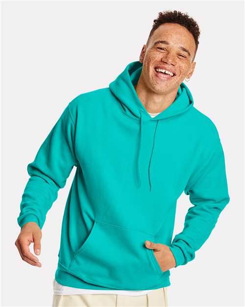 Unisex EcoSmart® Hooded Sweatshirt - Athletic Teal
