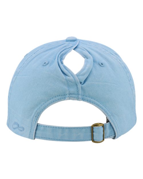 Women's Pigment-Dyed with Fashion Undervisor Cap - Cashmere Blue/ Floral