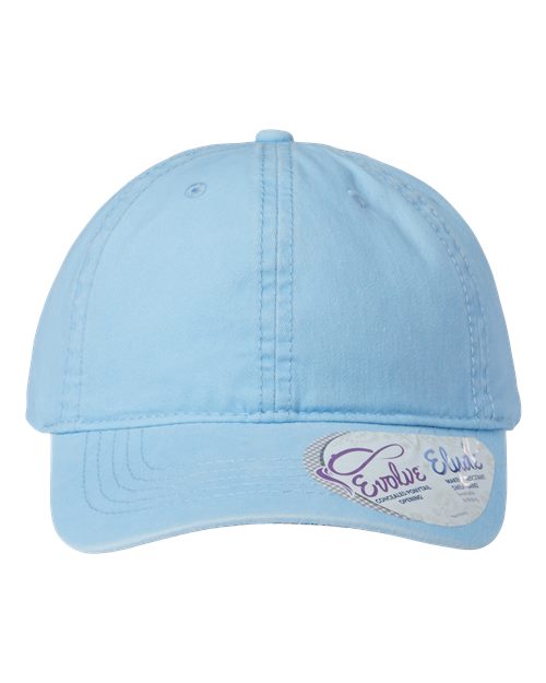 Women's Pigment-Dyed with Fashion Undervisor Cap - Cashmere Blue/ Floral