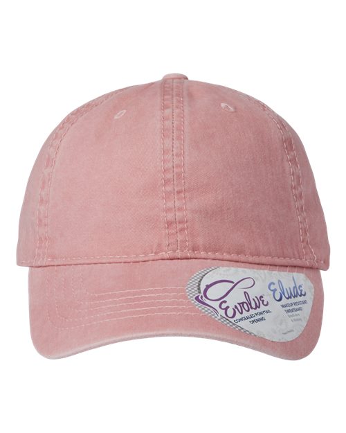 Women's Pigment-Dyed with Fashion Undervisor Cap - Dusty Pink/ Floral