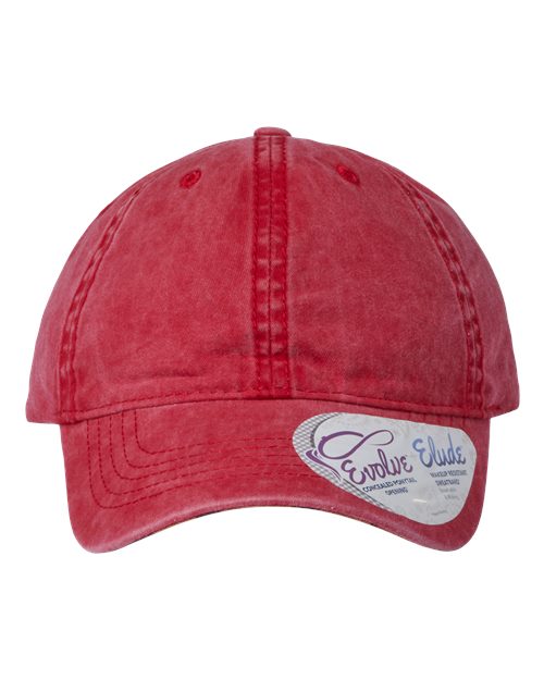 Women's Pigment-Dyed with Fashion Undervisor Cap - Red/ Leopard