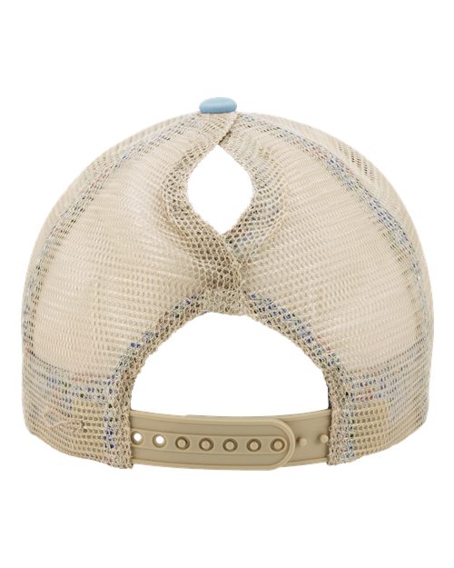 Women's Washed Mesh-Back Cap - Cashmere Blue/ Floral
