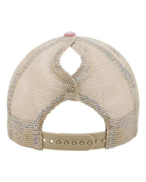 Women's Washed Mesh-Back Cap - Dusty Pink/ Floral