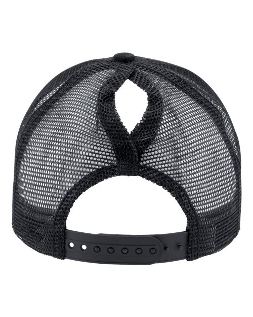 Women's Modern Trucker Cap - Black/ Black