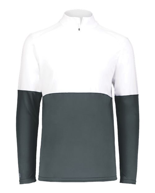 Men's Momentum Team Quarter-Zip Pullover - Iron/ White