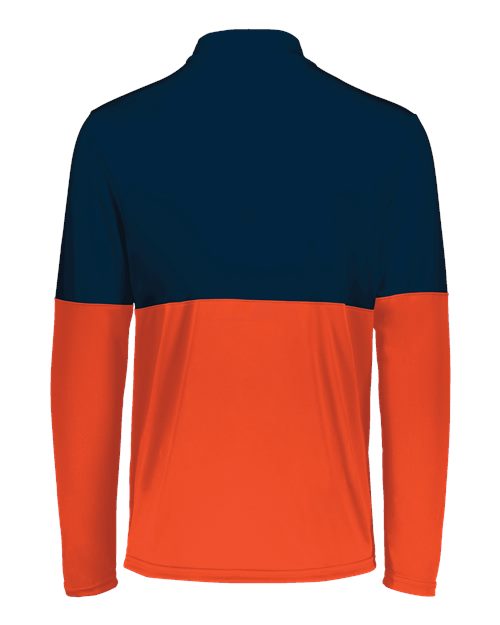 Men's Momentum Team Quarter-Zip Pullover - Orange/ Navy