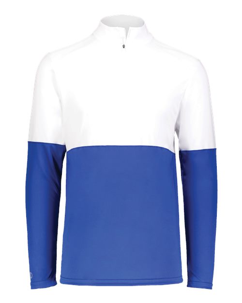 Men's Momentum Team Quarter-Zip Pullover - Royal/ White