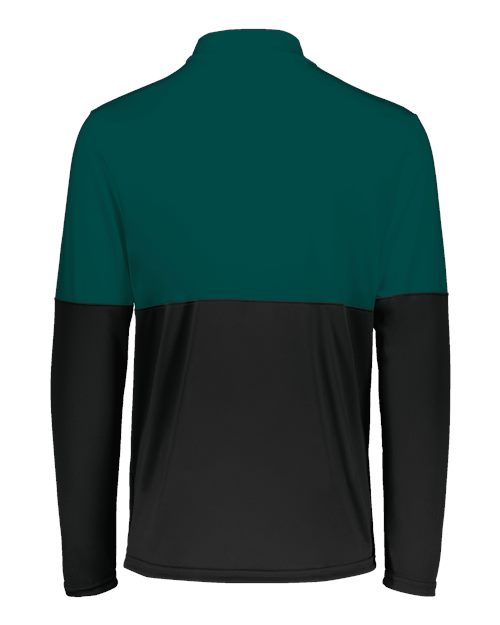 Men's Momentum Team Quarter-Zip Pullover - Black/ Dark Green