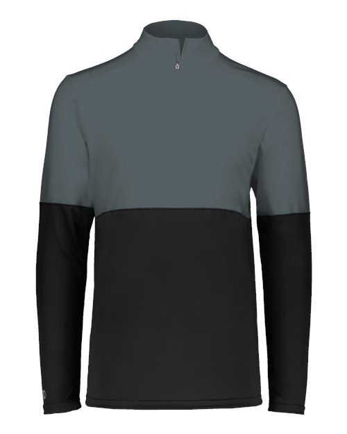 Youth Momentum Team Quarter-Zip Pullover - Black/ Iron
