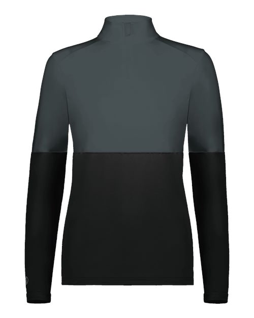 Women's Momentum Team Quarter-Zip Pullover - Black/ Iron