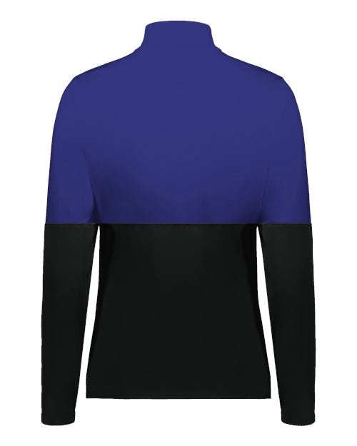 Women's Momentum Team Quarter-Zip Pullover - Black/ Purple