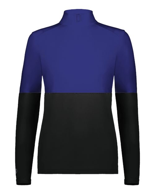 Women's Momentum Team Quarter-Zip Pullover - Black/ Purple