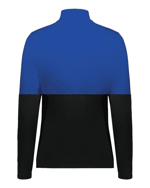 Women's Momentum Team Quarter-Zip Pullover - Black/ Royal