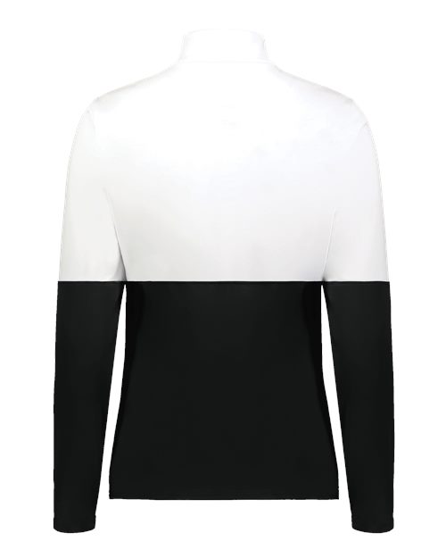 Women's Momentum Team Quarter-Zip Pullover - Black/ White