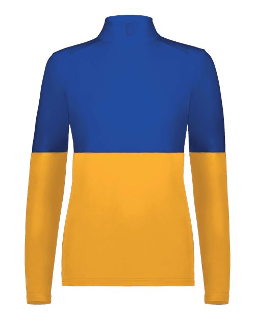 Women's Momentum Team Quarter-Zip Pullover - Gold/ Royal