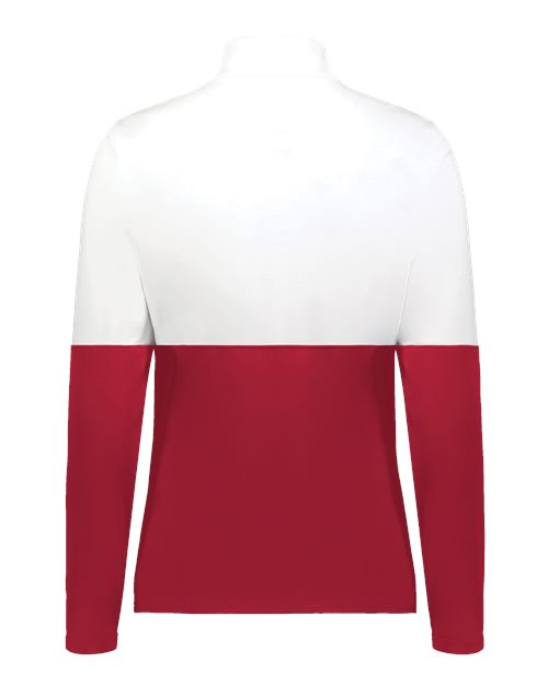 Women's Momentum Team Quarter-Zip Pullover - Scarlet/ White