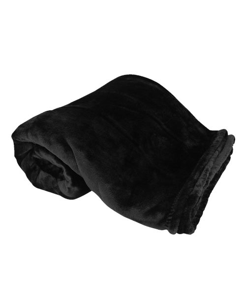 Oversized Mink Touch Luxury Blanket - Black