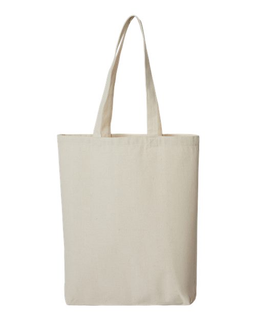 Midweight Recycled Gusseted Tote - Recycled Natural