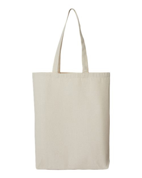 Midweight Recycled Gusseted Tote - Recycled Natural