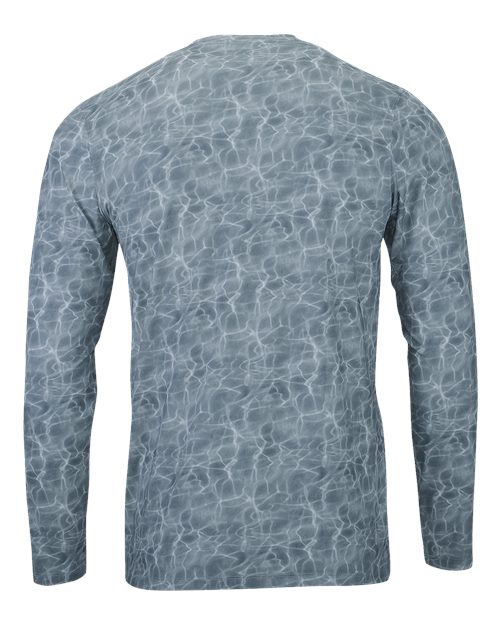 Men's Belize Sublimated Long Sleeve T-Shirt - Dark Water