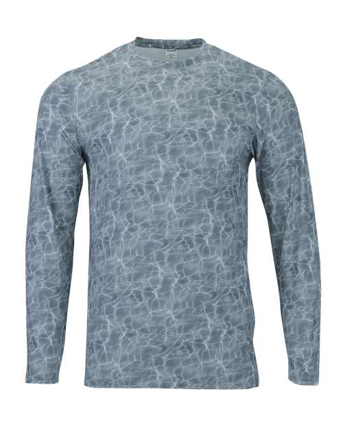Men's Belize Sublimated Long Sleeve T-Shirt - Dark Water