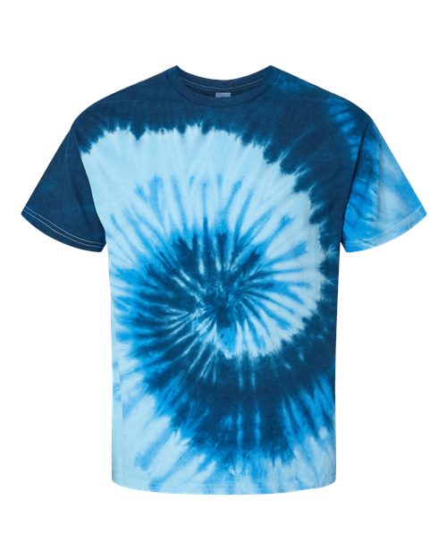 Unisex Multi-Color Tie-Dyed T-Shirt - Blue Ocean