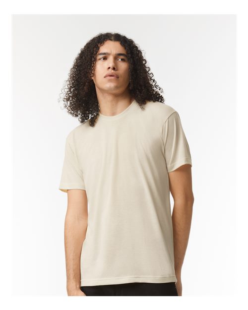 Unisex Triblend Track Tee - Tri-Cream