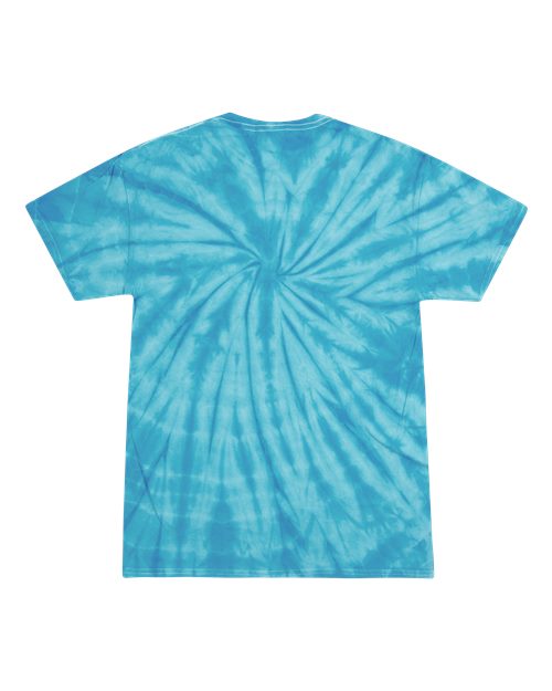 Youth Multi-Color Tie-Dyed T-Shirt - Spider Turquoise