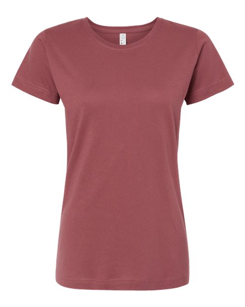 Women's Fine Jersey Tee - Rouge