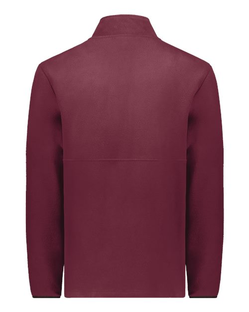 Unisex Eco Revive™ Polar Fleece Quarter-Zip Pullover - Maroon