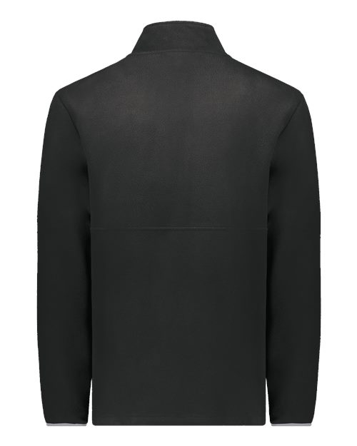 Youth Eco Revive™ Polar Fleece Quarter-Zip Pullover - Black