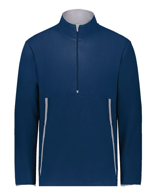 Youth Eco Revive™ Polar Fleece Quarter-Zip Pullover - Navy