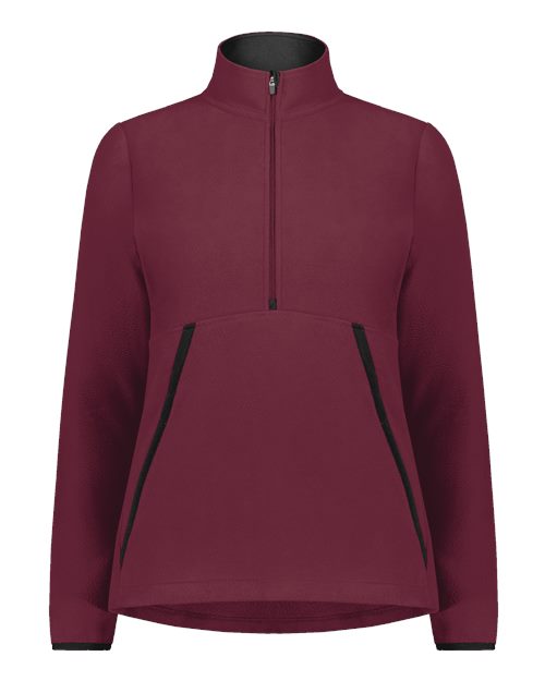 Women's Eco Revive™ Polar Fleece Quarter-Zip Pullover - Maroon