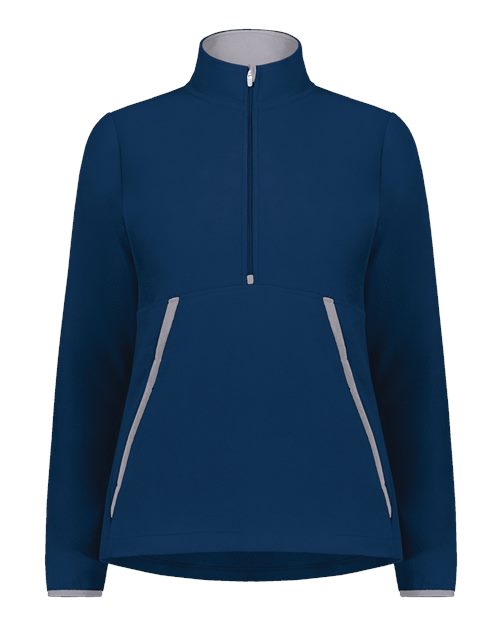 Women's Eco Revive™ Polar Fleece Quarter-Zip Pullover - Navy