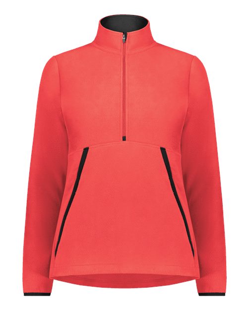 Women's Eco Revive™ Polar Fleece Quarter-Zip Pullover - Scarlet