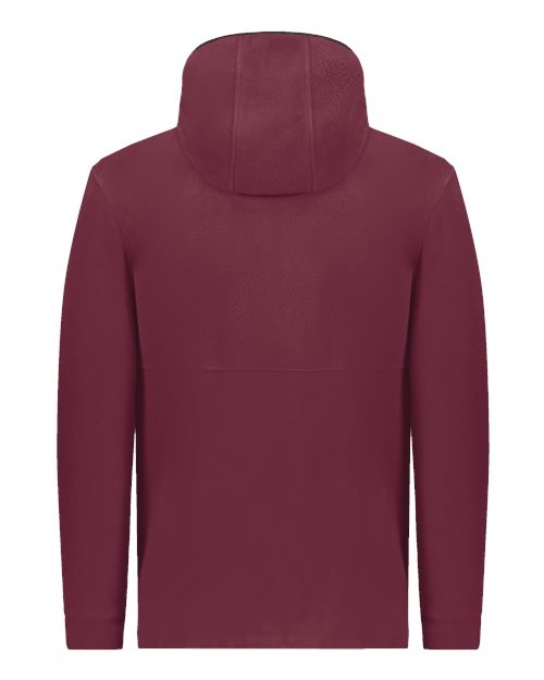 Unisex Eco Revive™ Polar Fleece Hooded Full-Zip Jacket - Maroon