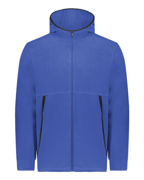 Unisex Eco Revive™ Polar Fleece Hooded Full-Zip Jacket - Royal