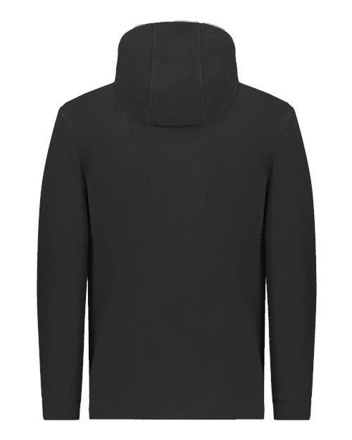 Youth Eco Revive™ Polar Fleece Hooded Full-Zip Jacket - Black