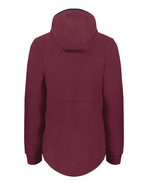 Women's Eco Revive™ Polar Fleece Hooded Full-Zip Jacket - Maroon