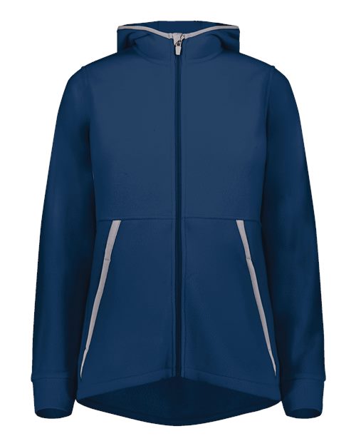 Women's Eco Revive™ Polar Fleece Hooded Full-Zip Jacket - Navy
