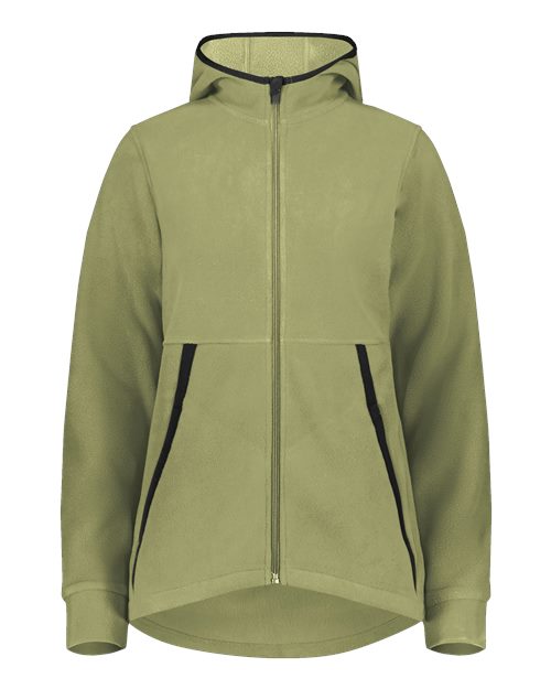 Women's Eco Revive™ Polar Fleece Hooded Full-Zip Jacket - Olive